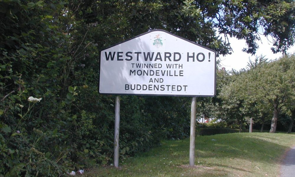 Cartel de Westward Ho!