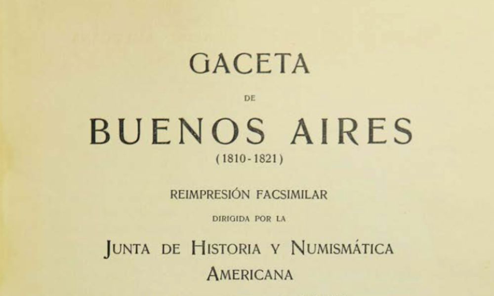 Gaceta de Buenos Aires - Primera Junta de Gobierno, Revolución de Mayo