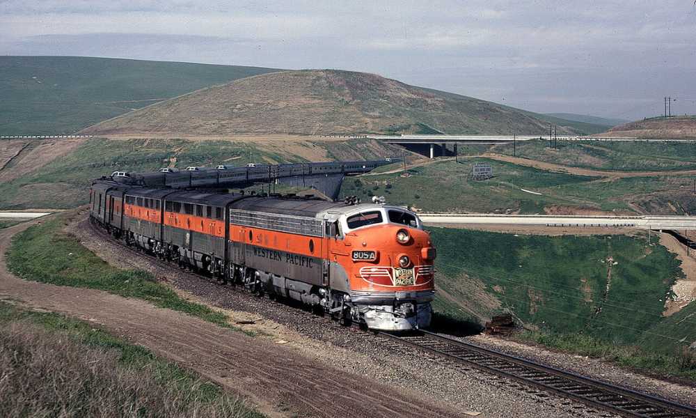 recorrido en tren de Estados Unidos