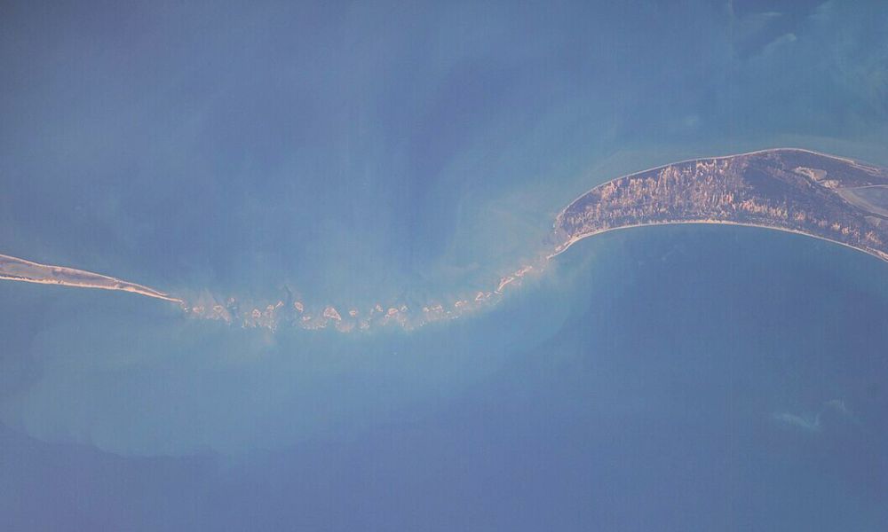 Imagen satelital del Puente de Adán. 