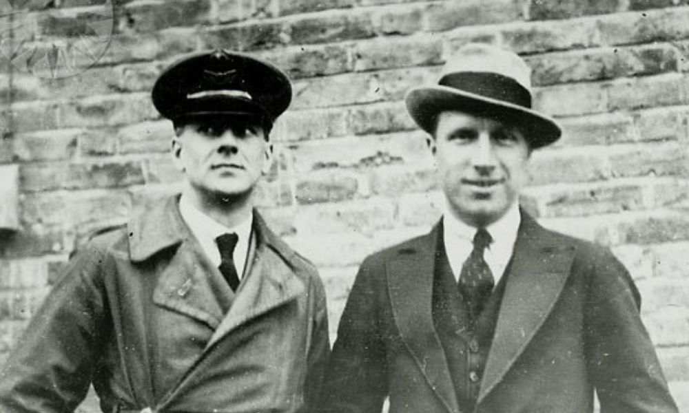 John Alcock y Arthur Brown, aviadores británicos