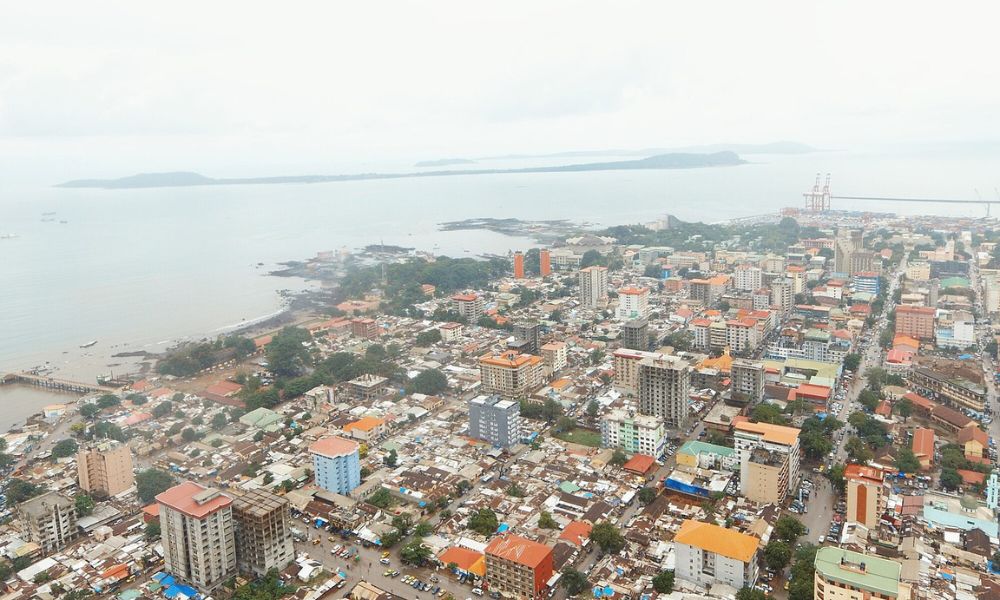 Conakri, capital de la República de Guinea