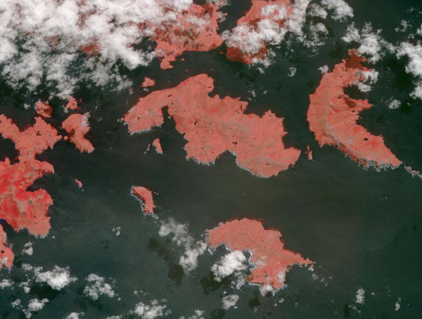 Vista satelital del Cabo de Hornos
