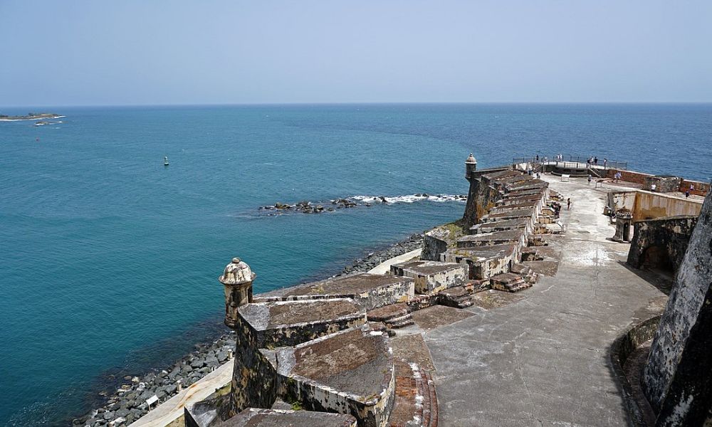 Vistas panorámicas desde el Castillo San Felipe del Morro.