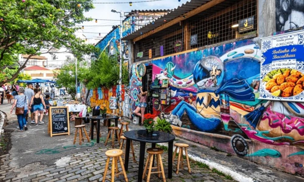 Beco do Batman, el pasaje de arte urbano de Sao Paulo, en Brasil
