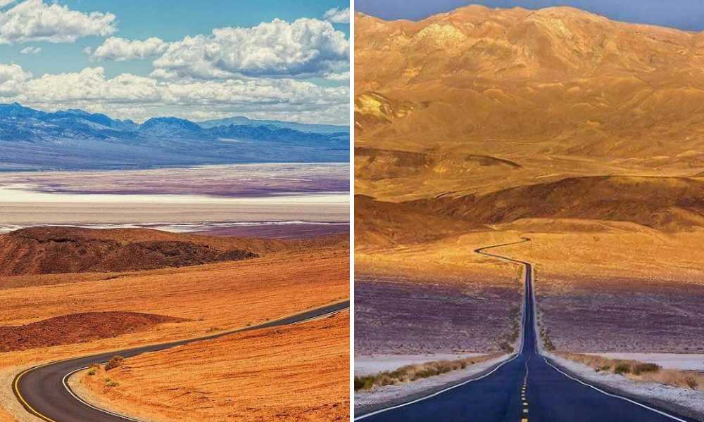 desierto más caluroso: Valle de la muerte en Estados Unidos