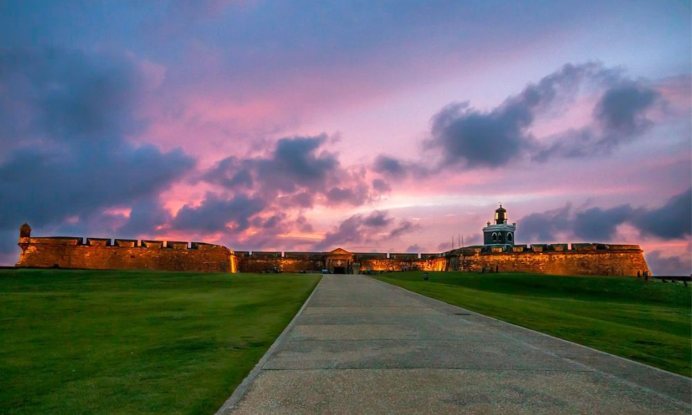 Iluminación de la fortaleza. 