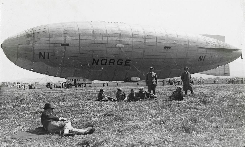 Norge, el dirigible que se utilizó para el primer vuelo sobre el Polo Norte