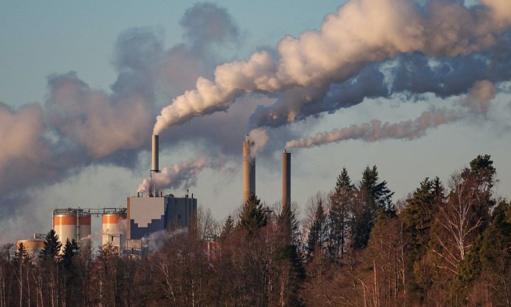Emisiones de dióxido de carbono de las fábricas