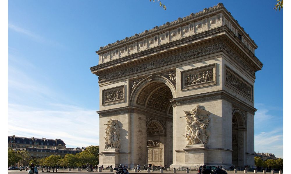 Arco de Triunfo de París.