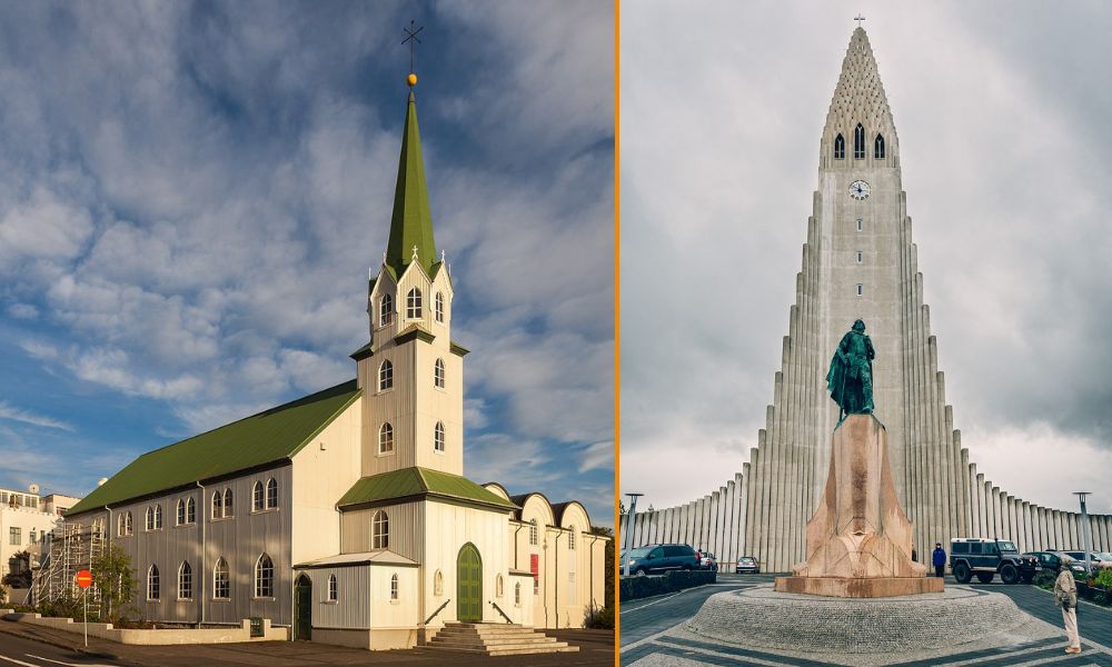Iglesias de Reikiavik, capital más al norte del mundo