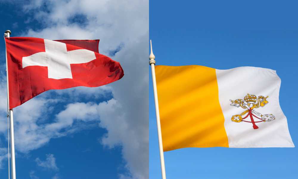 Suiza es el único país con la bandera cuadrada
