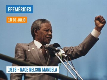 18 de julio - Nelson Mandela, presidente de Sudáfrica