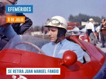 6 de julio - Juan Manuel Fangio.