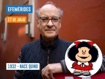 17 de julio - Nace Joaquín "Quino" Lavado, creador de Mafalda