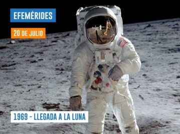20 de julio - Llegada del ser humano a la Luna