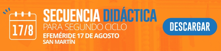 17 de agosto: actividades para segundo ciclo para descargar gratis