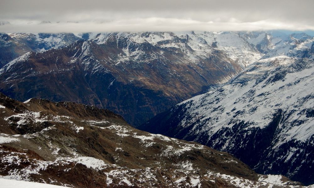 Alpes de Ötztal, en la frontera entre Austria e Italia