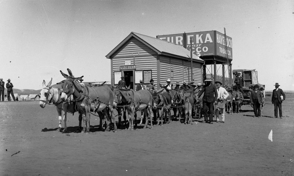 Foto antigua de Oodnadatta.