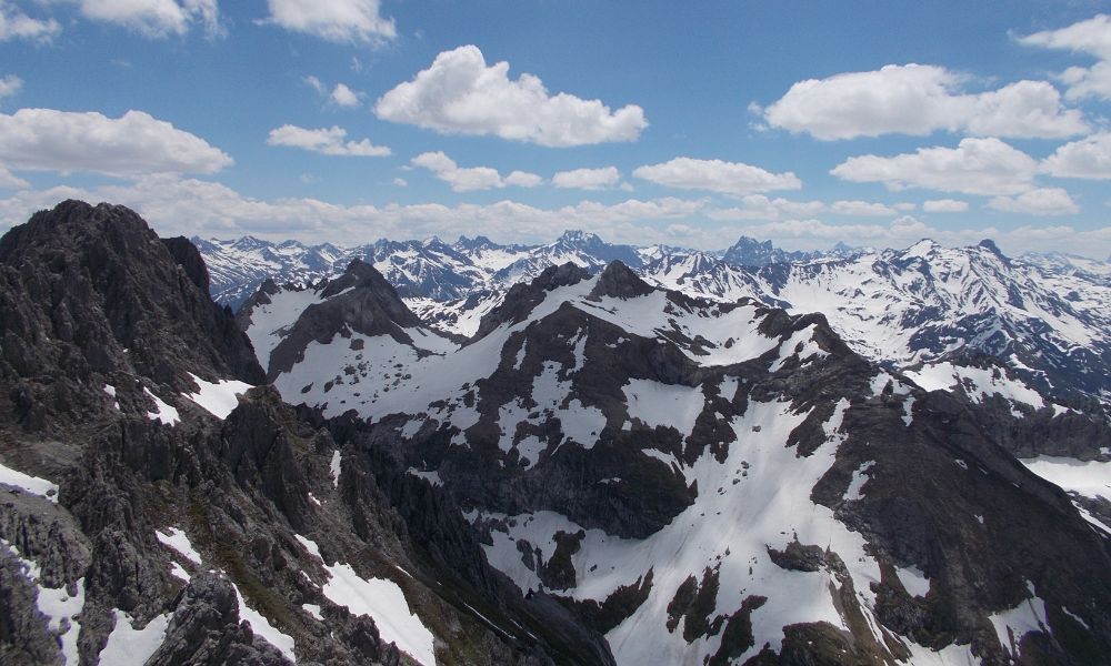 Alpes de Ötztal, en la frontera entre Austria e Italia