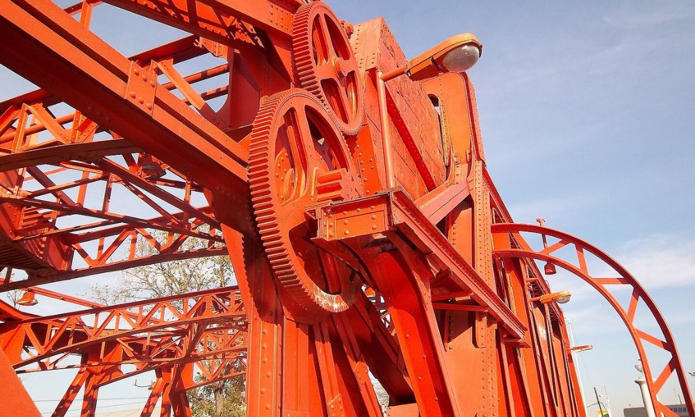 Estructura del Puente Victorino de la Plaza.