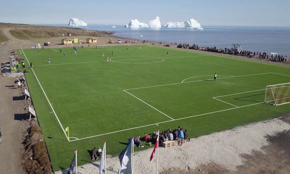 Estadio de Qeqertarsuaq.