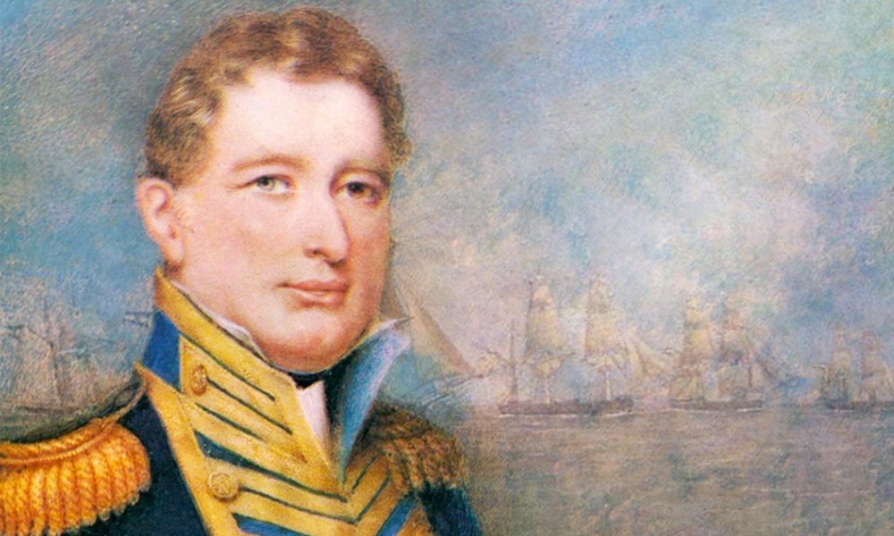 Almirante William Brown, oriundo de Irlanda y naturalizado argentino que luchó por la independencia del país