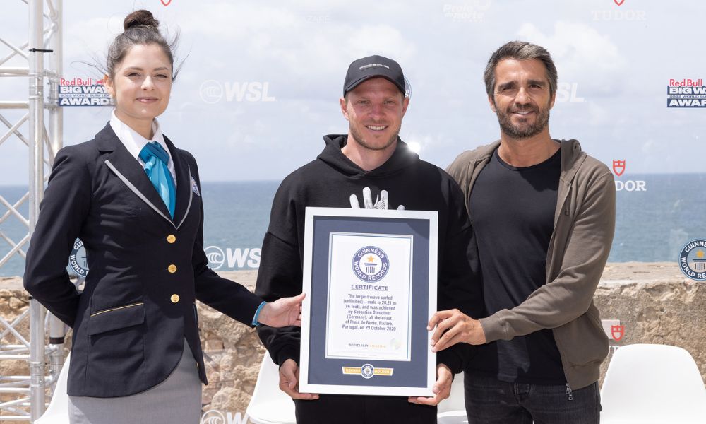 Sebastián Steudtner y su Récord Guinness.