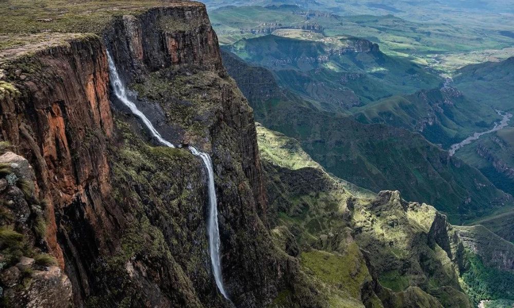 Foto de la segunda cascada más alta del mundo. 