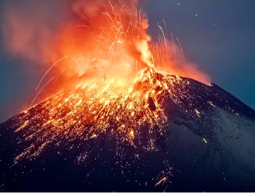 Volcán Popocatépetl, el segundo más alto de México