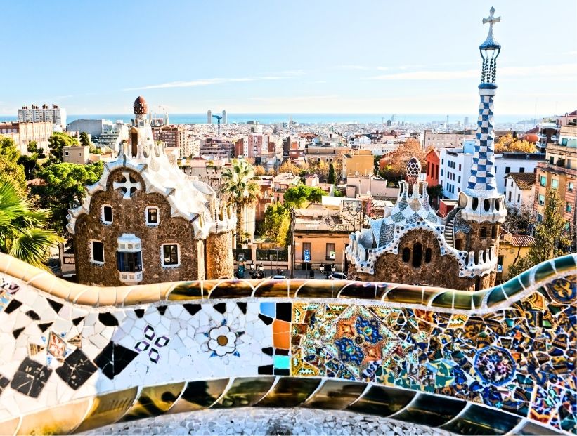 parque guell creado por gaudí