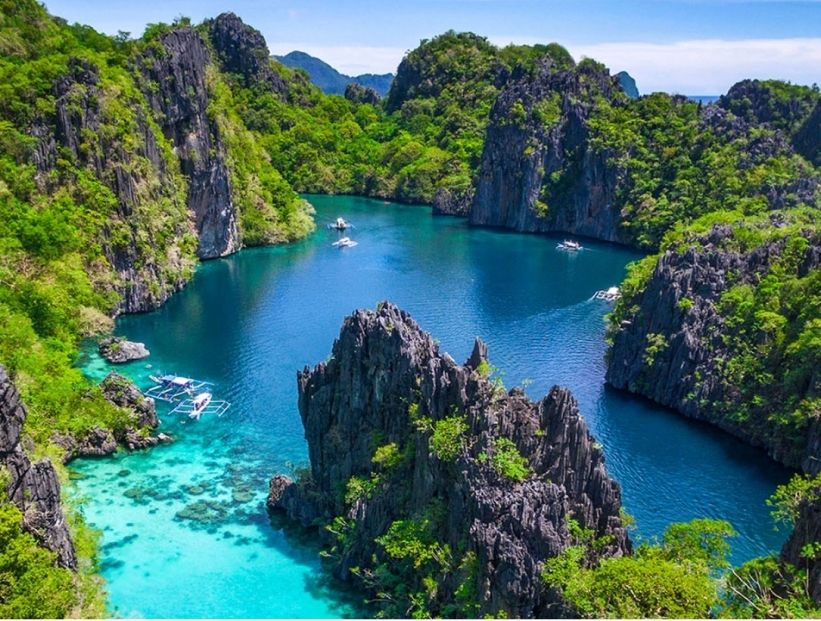 El Nido, en la provincia de Palawan, Filipinas