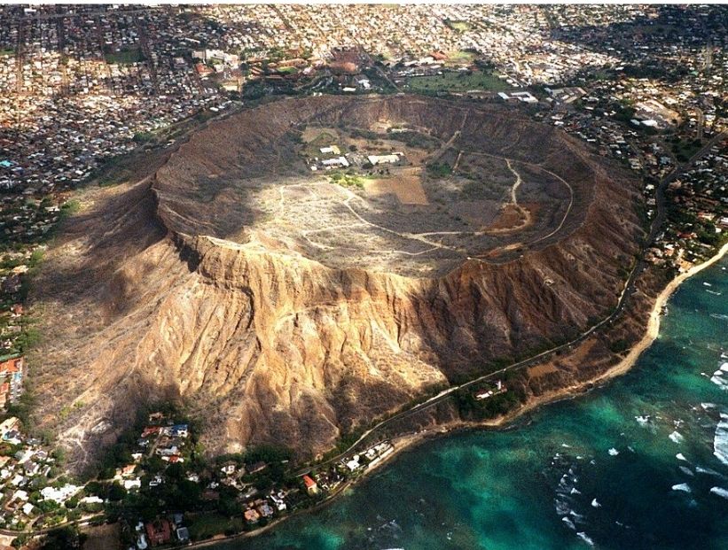 Diamond Head Cabeza de Diamante en Hawaii