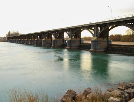 Dique Ballester: una construcción centenaria que se conserva entre Río Negro y Neuquén