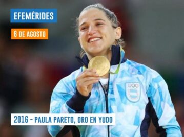 6 de agosto - Paula Pareto gana la medalla de oro en yudo en los Juegos Olímpicos Río 2016