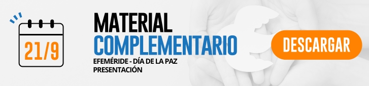 Día Internacional de la Paz: actividades del 21 de septiembre para primer y segundo ciclo para descargar gratis