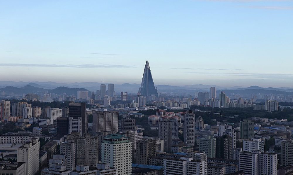 Paisaje que rodea al Hotel Ryugyong.