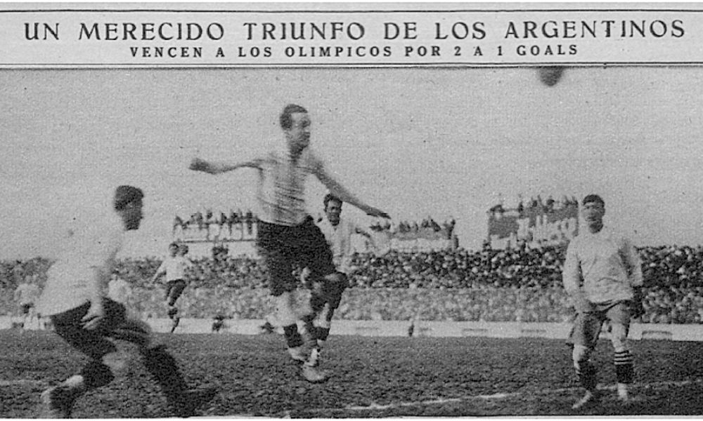 Argentina vs Uruguay, el partido del primer gol olímpico de la historia