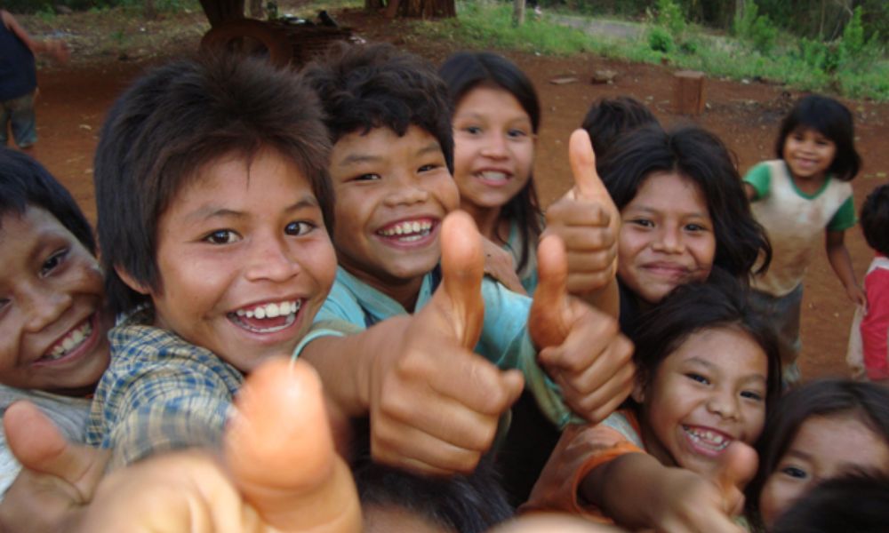 niños de la comunidad wichi de chaco