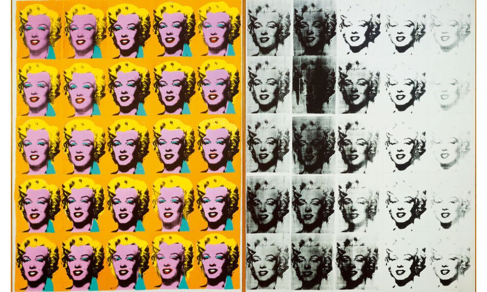 Marilyn Monroe en el pop art, por Andy Warhol