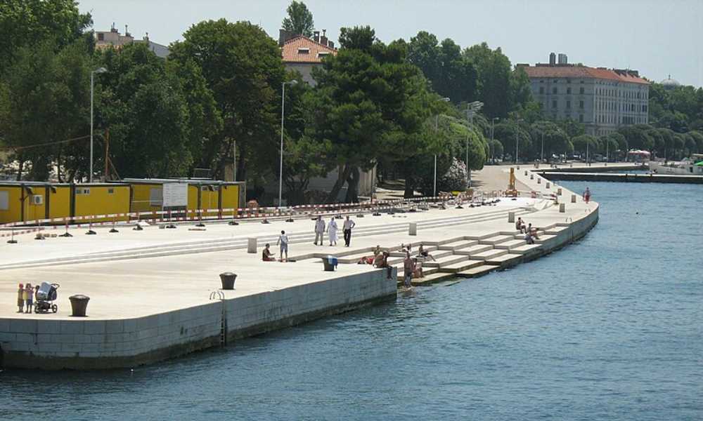 órgano de mar en Croacia