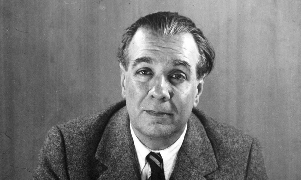 JORGE LUIS BORGES imagen en blanco y negro