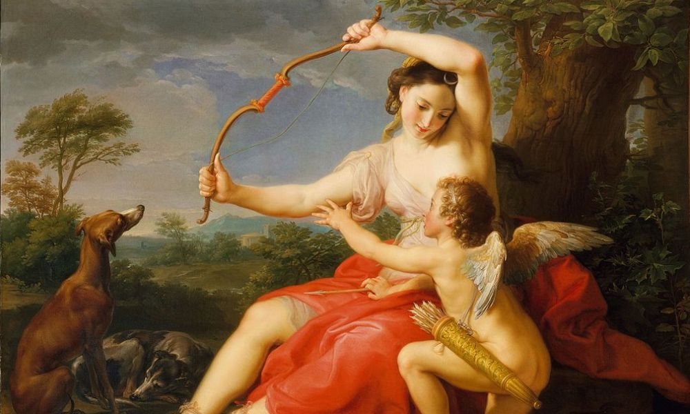 venus y cupido pintura