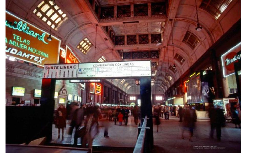 Estación Retiro en junio de 1977.