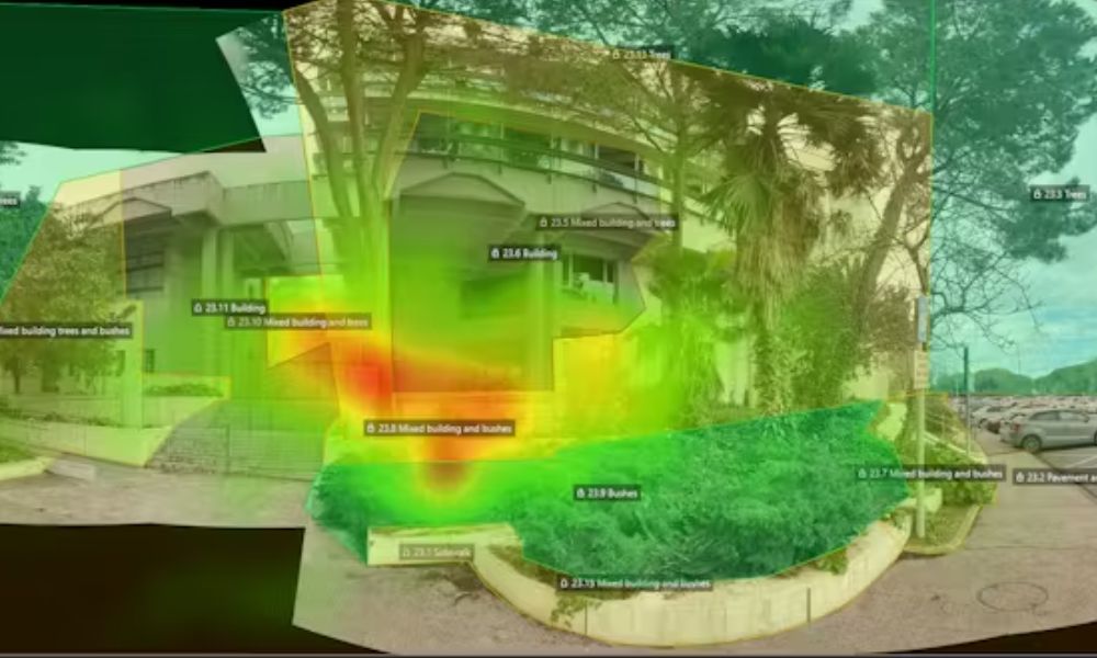 visión a través de gafas especiales de seguimiento ocular