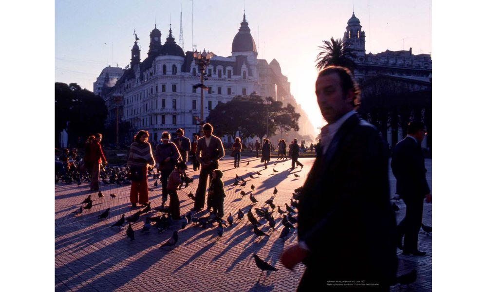 Plaza de Mayo, lugar histórico de Ciudad de Buenos Aires, en 1977