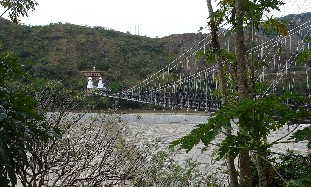 Estructura del Puente de Occidente de Colombia. 