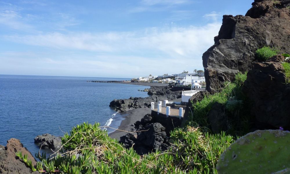 Casas en Stromboli.