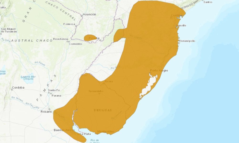 Lugares de Sudamérica donde habita la rana roncadora. 