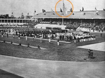 La historia de la bandera olímpica desaparecida en Amberes 1920